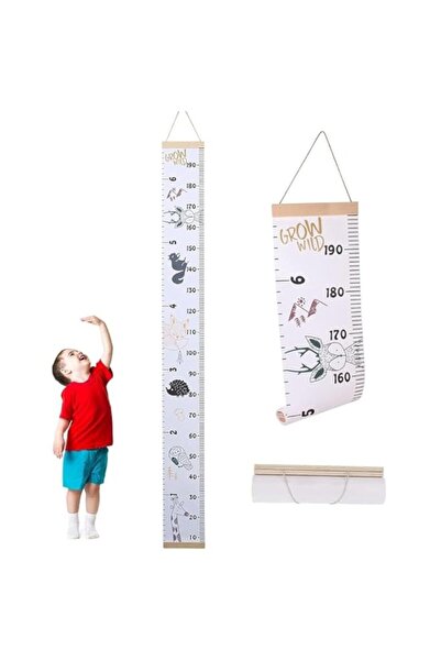 Generic Brand Baby Height Growth Chart Wall Hanging Measuring Ruler for Kids,...