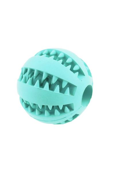 UIQ Reward and teeth cleaning ball for dogs and cats, turquoise