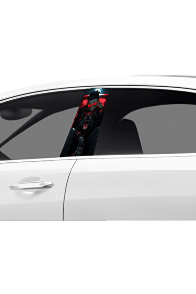 Çağlayan Reklam Araç Kapı Direk Kaplama Folyosu Gülümseyen Kurt Desenli (SAĞ ...