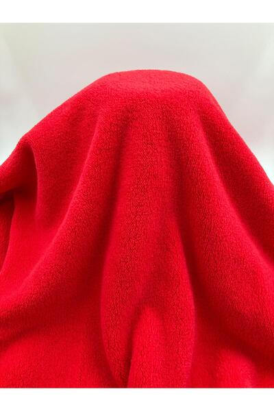 Bursa Kumaş Red Plush Welsoft Fabric – Elegance and Comfort Together