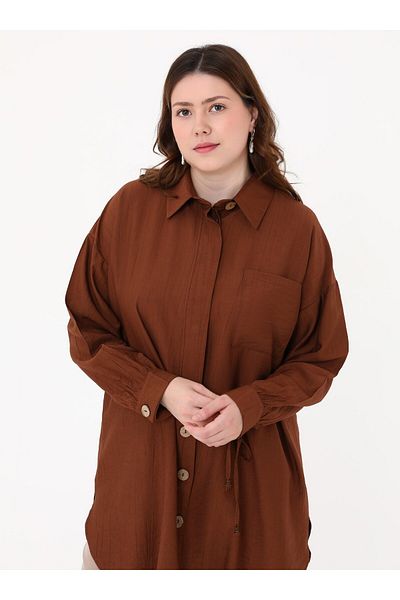 Moda Gazel Tunic - Brown - Moda Gazel