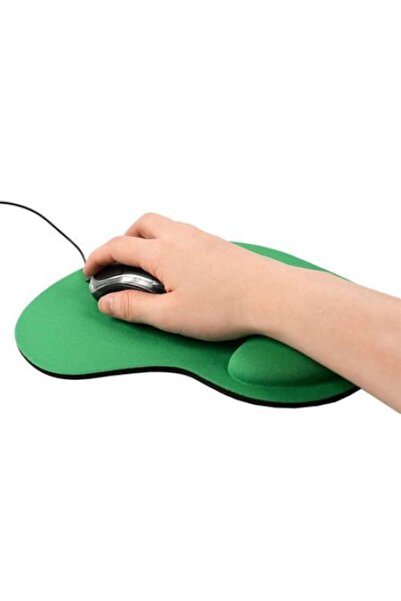SOHO Mouse Pad with Ergonomic Wrist Support, Green