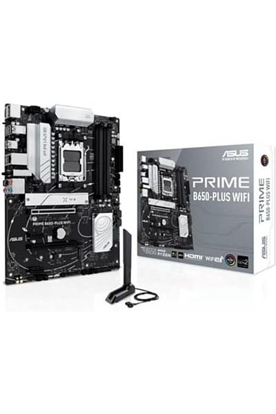 ASUS PRIME B650-PLUS WiFi Motherboard AMD B650 ATX DDR5 PCIe 5.0 M.2 Realtek Ethernet 2.5GB, WiFi 6E