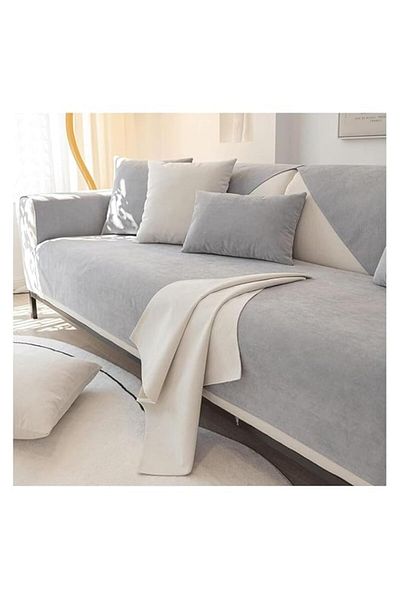 Generic Sofa Slipcovers Soft Chenille Sofa Cover, Waterproof Sofa Sleeve, L Shape Sofa Cover, 1, 2, 3, 4 Se