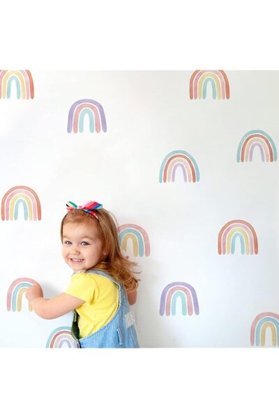 Generic BPA® Rainbow Decor for Girls Bedroom, Boho Wall Decal, Nursery Wall D...