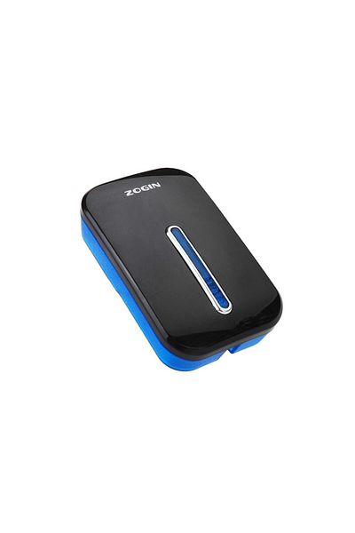 SOHO Wireless Doorbell, 100m Range, 36 Melodies, Digital Display, Plug-in Power, 2 Receivers, Black/Blue
