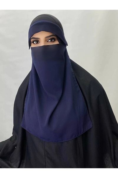 ALDAİR Copy - Hijab Medina Silk Eyed Veil Nikab Shal-