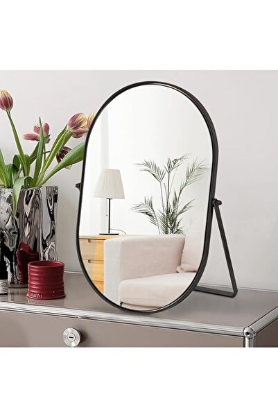 Generic Tazweeq Makeup Mirror, Folding Mirror with Metal Frame, Desk Table Mi...