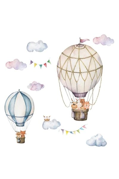 Generic Brand Toddmomy 1set Playroom Sticker Bedroom Kawaii Decoration Sticke...
