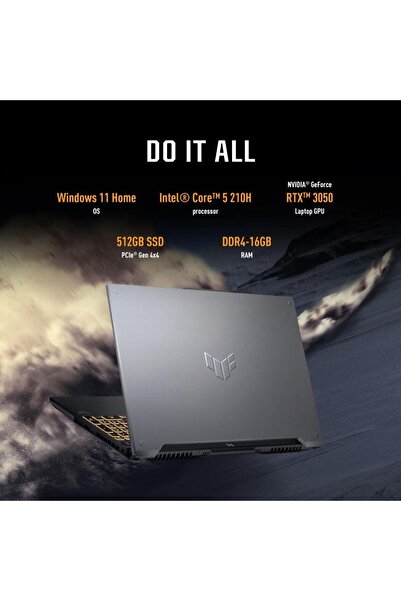 ASUS TUF F16 Gaming (2025) Laptop – 2nd Series Intel Core 5210H 16" FHD+ 512GB SSD 16GB RAM 6GB