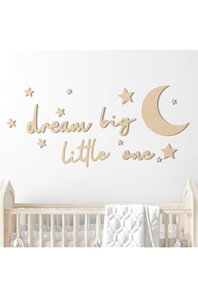 Generic Brand Nursery Wall Decor, Wooden, Dream Big Little One, Boho Moon and...