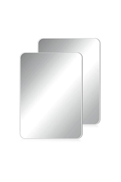 Generic مرآة خزانة مغناطيسية صغيرة من بلولو، قطعتان، مرآة زجاجية حقيقية لخزان...