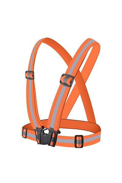 SOHO Elastic and adjustable reflective straps, maximum adjustable 47.5x39x4 cm, Orange