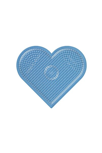 Hama Midi Boncuk Dizme Tablası - Büyük Kalp Şeffaf