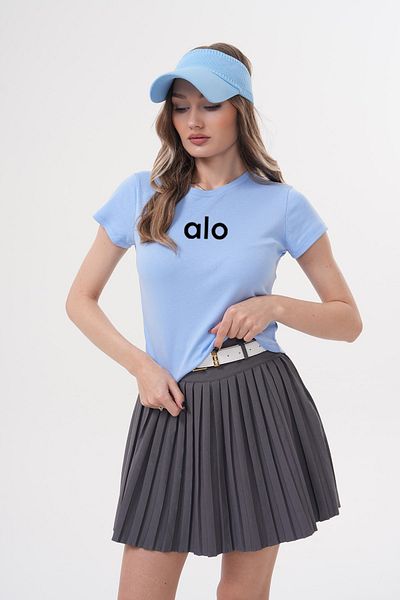 JANSO GROUP - Printed Letter Cotton Women's Crop Tshirt