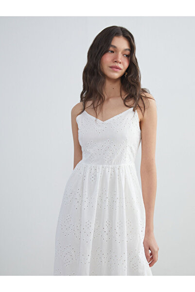 LC Waikiki Рокля с ажурно деколте