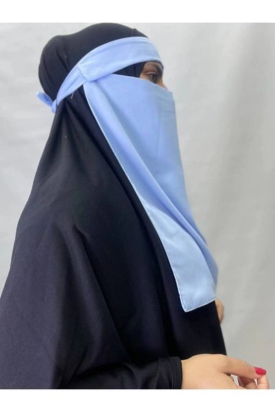 ALDAİR Copy - Hijab Medina Silk Eyed Veil Nikab Shal-