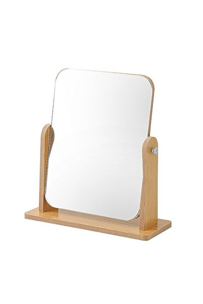 Generic SPNOR Vanity Mirror Wood Desk Mirror Makeup Mirror Dressing Table Mir...