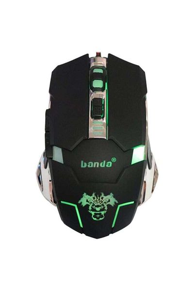Banda Mouse Optic Gaming 6D, X2, USB, LED, 800-3200 DPI, Negru