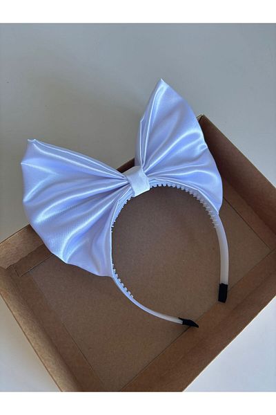Stil Tasarım Toka White Big Bow Crown