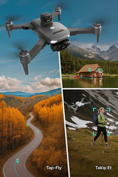 Voltico 4K Çift Kameralı Drone – 4.5” LCD Ekranlı Kumanda