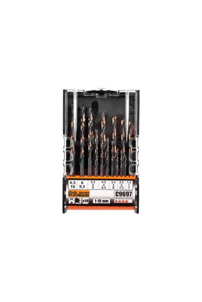 richmann exclusive Set 19 burghie pentru metal, HSS, 1-10 mm, exclusiv Richmann