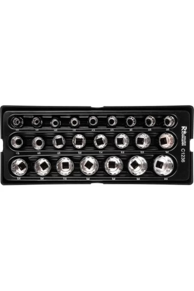 richmann exclusive Set capete tubulare, sertar TIP A (385 x 150 mm), 1/2", 8-...