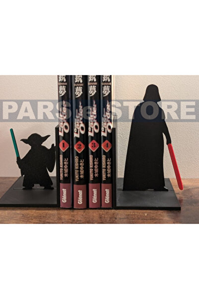 star wars kitap desteği,darth wader ve yoda kitap tutucu,dekoratifkitap desteği