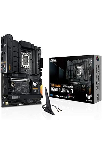 ASUS TUF Gaming B760-PLUS WiFi Motherboard by ASUS, Intel 12th and 13th Gen, LGA 1700 ATX