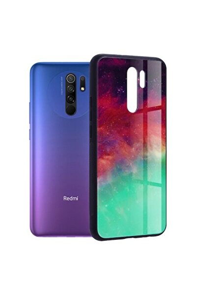OEM Husă pentru Xiaomi Redmi 9 cu sticlă securizată, Techsuit Glaze - Fiery O...