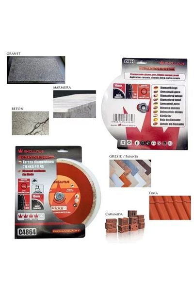 richmann exclusive Diamond Blade, Ceramic Tiles, Wet Cutting, 230 mm/25.4 mm, Richmann Exclusive