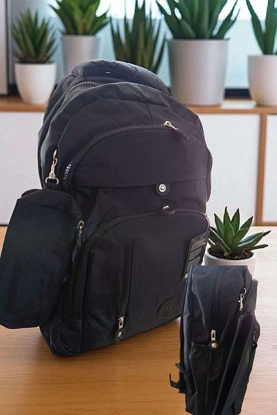 ÇEÇEN HOME (Gift with Pen Holder) 5-Eye Laptop Compartment Waterproof Fabric, Daily-Office-School Backpack