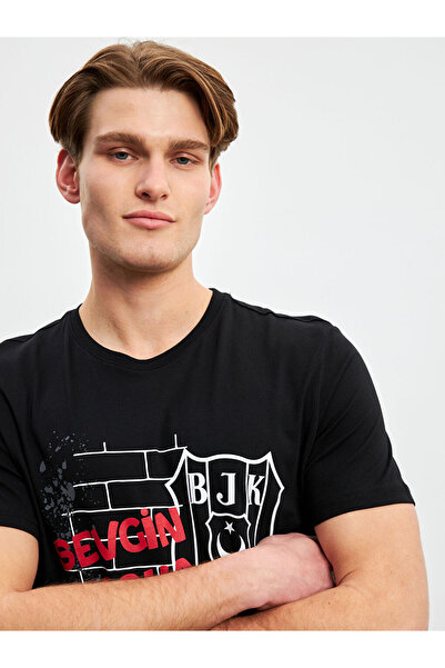 LC Waikiki Standard Mold Besiktas Printed Men's Pajamas