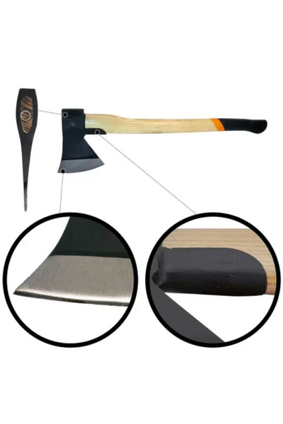 richmann exclusive Topor cu mâner din lemn, protecție, 1,25 kg, 13 x 70 cm, Richmann Exclusive