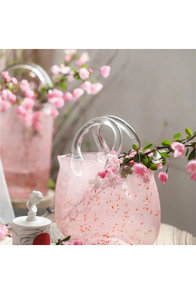 Generic GLASS BASKET (Pink)