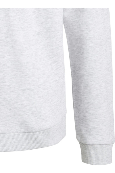 Jack & Jones Κουκούλα Hanorac JACK & JONES Logan Print JNR - 12254120-Λευκό Μελάντζ