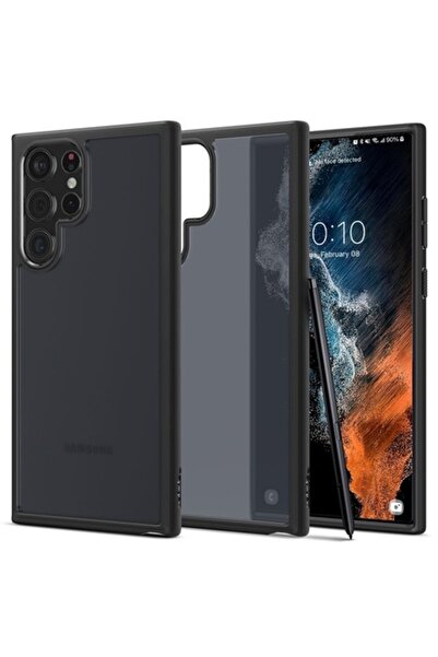 Spigen Ultra Hybrid case compatible with Samsung Galaxy S22 Ultra (Frost Black)