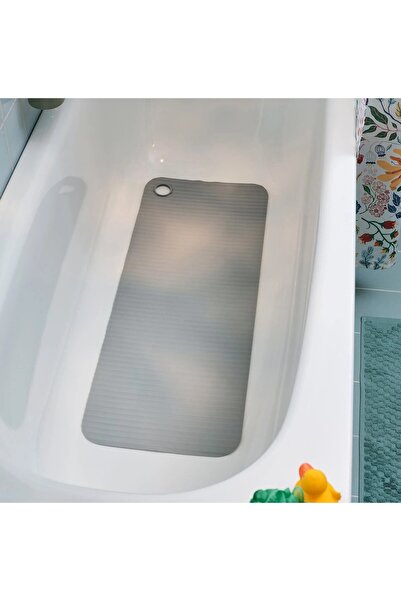 TEZPAZAR Valvattnet Vantuzlu Küvet İçi Kaydırmazı 84x33 Cm Vantuzlu Banyo Pas...