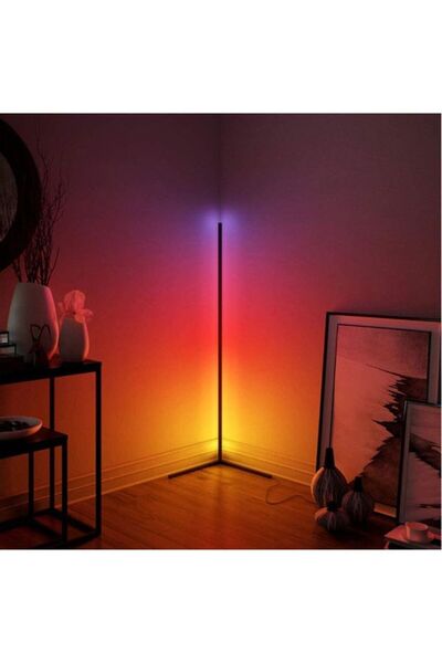 Generic XiuWoo Remote Control LED Light Corner Lamp Multicolour 142cm