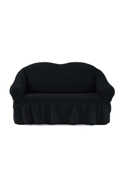 Generic Two Seater Sofa Cover Black