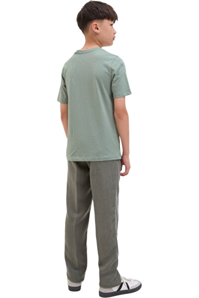 Jack & Jones Tricou JACK & JONES Geplas Crew JNR - 12279670-Iceberg Green