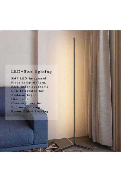 Generic XiuWoo Remote Control LED Light Corner Lamp Multicolour