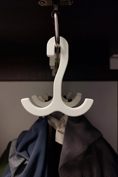 SORA DESIGN Inside Closet Hanger Attachment Multi Clothes and Accessories Org...