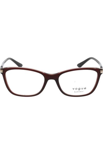 Vogue Women's glasses frame with lenses, Vogue, Wayfarer, VO5378 2907, Brown, 53mm