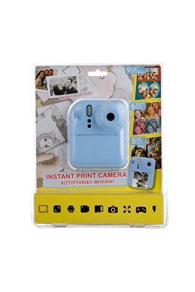 divendi-ro Cameră foto/video pentru copii, redare MP3, 5 jocuri, 1000mAh, 22x8x26 cm, albă