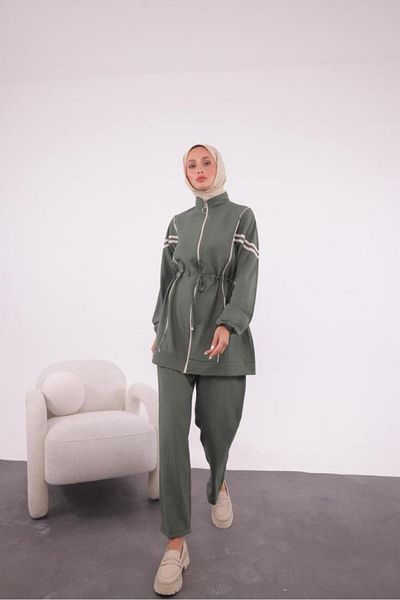 Tebrikler tekstil Women's Summer Hijab Suit Model G3340