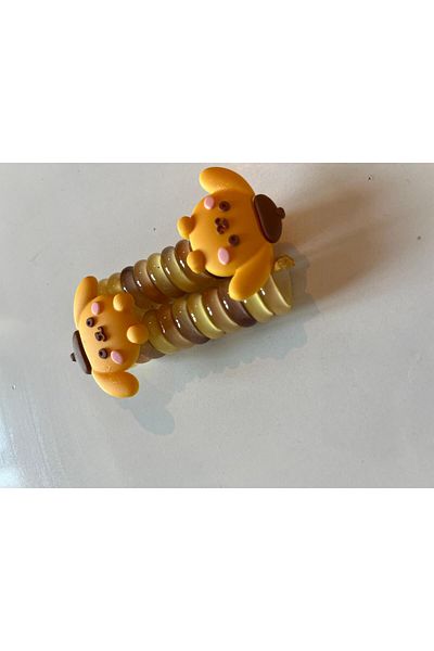 LABURN Cute Spiral Spring Buckle 1 Pair 2 Pieces
