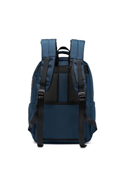 SMART BAGS C-Active Business Oxford Fabric Waterproof Backpack with Laptop Compartment and USB Port