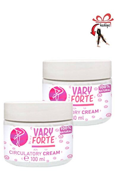 Dolce Vary Forte Varislerinize Karşı Rahatlatici Bakım Kremi 100 ml x 2 ad+Termal Tayt (S-M)