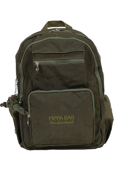 Pippa İlus Four-Eye School and Daily Backpack (Green - Women and Men - Cnt8035-02)